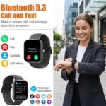 Smart Watch for Men Women (Answer/Make Call), 1.83" HD Touchscreen Fitness Tracker, 110+ Sport Modes, Fitness Watch with Heart Rate/Sleep Monitor/Step, IP68 Waterproof Smartwatch for iPhone Android - Image 2