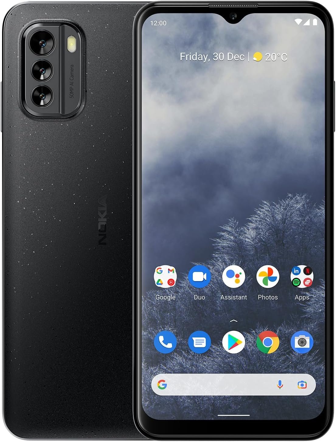 71wyEMZ1MvL._AC_SL1500_.jpg Nokia G60 5G | Android 14 | Dual SIM | Unlocked Smartphone | 6/128GB | 6.58-Inch Screen | 50MP Triple Camera | Pure Black - Image 1