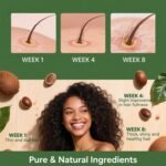 Minnah Hair Growth Oil, Extra Strength Rosemary Fenugreek Castor Oil, Natural Herbal Scalps Hair Care, Aceite de Romero para el Cabello (1 PCS) - Image 5