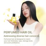 LADOR Hair Perfume Oil for Dry Damaged Hair - Anti Frizz Nourishing Fragrance Gloss Oil Serum Leave-In Conditioner Hold Curls & Waves No Sulfate Paraben 1 Fl Oz 03 Osmanthus Korean Haircare - Image 2