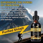 Shilajit Pure Himalayan Organic Resin Drop, Pure Himalayan Shilajit Resin Liquid Gold Supplement, Shilajit Organic Drop Rich in 85+ Trace Minerals, Shilajit for Men & Women (2.02 Fl Oz (Pack of 2)) - Image 6