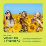 Fresh Nutrition Vegan Vitamin D3 + K2 Capsules - 5000 IU D3 + 100mcg K2 as MK-7 for Optimal Absorption - Immune Health, Bone Health, Mood - Non GMO - 90 Capsules, 3 Month Supply - Image 4