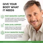 Bariatric Multivitamin - 45 mg Iron Supplements - Made in USA - for Women & Men - All-in-One, 21 Essential Vitamins - Gastric Sleeve Support - Free of Sugar, Gluten & Soy - 180 Capsules, Once Daily - Image 3