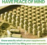 XPRS Nutra Size 0 Empty Capsules - 100 Clear Count Empty Vegan Capsules - Vegetarian Pill - DIY Vegetable Capsule Filling -Veggie Pills for Do-It-Yourself Supplements - Image 4