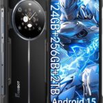 FOSSIBOT F109S Rugged Phone Unlocked, 24GB+256GB/2TB,10600mAh Battery Waterproof Phones,Android 15 Rugged CellPhones, 6.745" HD+ 1.32-inch IPS Smartphone,50MP+16MP+5MP Rugged Phone(2026 deep Blue) | 24GB+256GB+2TB, 50MP+16MP+5MP, Android 15, deep Blue