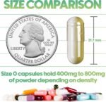 XPRS Nutra Size 0 Empty Capsules - 100 Clear Count Empty Vegan Capsules - Vegetarian Pill - DIY Vegetable Capsule Filling -Veggie Pills for Do-It-Yourself Supplements - Image 3