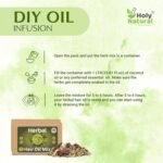 Herbal Hair Oil Mix | 76 g x 3 packs | 21 Essential herbs for hair growth | Make your own hair oil with 21, 100% Natural herbs & Seeds | Product of India - Image 4