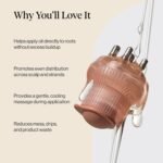 Kitsch Scalp & Hair Oil Applicator – Stainless Steel Bristles Scalp Oil Applicator for Even Distribution, Mess-Free Oiling & Head Massager Scalp – Precision Hair Care Tool for Roots & All Hair Types - Image 5