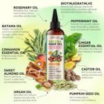 AKBAN Hair Growth Oil with 100% Pure Batana, Castor, Rosemary & Pumpkin Seed Oils – Infused with Biotin, Keratin & Vitamin E – Strengthening & Thickening Treatment for Healthy Hair – 4 FL OZ - Image 4