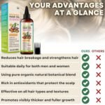 Premium Hair Growth Oil Organic100% Pure Batana Oil for Hair Growth Castor, Rosemary, pumpkin Blend Infused with Biotin, Keratin & Vitamin E Premium Scalp Treatment - Image 3