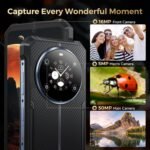 FOSSIBOT F109S Rugged Phone Unlocked, 24GB+256GB/2TB,10600mAh Battery Waterproof Phones,Android 15 Rugged CellPhones, 6.745" HD+ 1.32-inch IPS Smartphone,50MP+16MP+5MP Rugged Phone(2026 deep Blue) | 24GB+256GB+2TB, 50MP+16MP+5MP, Android 15, deep Blue - Image 6