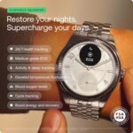 Withings ScanWatch Nova Brilliant Health Smart Watch for Women/Men with ECG, SPO2, Temperature, Sleep, Respiratory Health, Menstrual Cycle Tracker, 30D Battery - Image 2