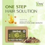 Herbal Hair Oil Mix | 76 g x 3 packs | 21 Essential herbs for hair growth | Make your own hair oil with 21, 100% Natural herbs & Seeds | Product of India - Image 2