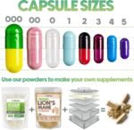 XPRS Nutra Size 0 Empty Capsules - 100 Clear Count Empty Vegan Capsules - Vegetarian Pill - DIY Vegetable Capsule Filling -Veggie Pills for Do-It-Yourself Supplements - Image 5