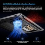 GEEKOM GeekBook X14 Pro Laptop, 2.2lbs Ultra Thin 14" 2.8K OLED Laptop Computer, Ultra 9 185H, 32GB LPDDR5x 7500MHz RAM 1TB SSD, Up to 16 Hour, 2X USB4, Fingerprint, Hub, Copilot, Windows 11 Pro - Image 5