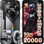 FOSSIBOT 2026 F113 20000mAh/33W 5G Rugged Phone Unlocked, 36GB+256GB/2TB MediaTek Dimensity 7050+ Gaming Phone, 6.78" FHD+120Hz Gorilla Glass Android 15, 50m Ultra-Long-Range Smartphone