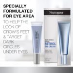 Neutrogena Rapid Wrinkle Repair Retinol Eye Cream for Dark Circles, Daily Anti-Aging Under Eye Cream with Retinol & Hyaluronic Acid to Fight Fine Lines, Wrinkles, & Dark Spots, 0.5 fl. oz - Image 2