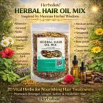 HERBALISTA – Premium Herbal Hair Oil Mix 3.5oz (100g) | 20 Mexican-Inspired Ayurvedic Herbs | Longer-Looking Hair, Stronger-Feeling Roots, Fuller Volume & Natural Shine | DIY Oil Infusion | Hair Care - Image 3