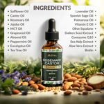 Ella & Eden Hair Growth Oil with Rosemary, Castor, Peppermint Oils & Biotin - Dry Scalp Treatment - Strengthening, Repairing, Soothing - 2 Fl Oz Glass Bottle - Image 6