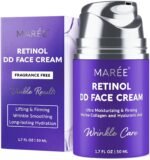 MAREE Face Moisturizer – Retinol Face Cream for Women Moisturizing with Collagen & Hyaluronic Acid – Day & Night Anti-Aging Facial Wrinkle DD Cream Moisturizer for Dry Skin – Crema Para la Cara