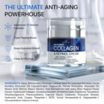 Collagen Face Cream with Retinol & Hyaluronic Acid - Anti Aging Moisturizer for Women & Men, Firming Day & Night Cream for Wrinkles, Hydrating Facial Lotion for All Skin Types - Image 8