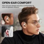 Monster Open Ear AC520 Headphones, Bluetooth 6.0 Wireless Earbuds with HiFi Sound, Open Ear Earbuds with 24H Playtime, Unique Handbag Design, ENC Clear Call, IPX6 Resistance（White） - Image 3