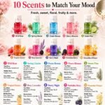 Hair Perfume Oil, 40 Mini Bottles with 10 Scents, 2-in-1 Leave-In Hair Serum, Argan & Avocado Oils + Amino Acids for Frizzy, Dry & Damaged Hair, Lightweight Non-Greasy, Long-Lasting Scent - Image 3