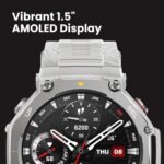 Amazfit T-Rex 3 Rugged/Military Smart Watch 48mm, GPS (with Privacy), Offline Maps, Long Battery Life,328 Feet Water-Resistant, 170 Fitness/Sport Modes, AI, Voice Control, for Android or iPhone, Black - Image 6