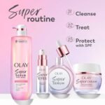 Olay Super Serum - Glow Serum for Face - Activated Niacinamide, Vitamin C & E, Collagen Peptide, AHA - 5-in-1 Benefits - Brightens, Hydrates, Smooths, Firms, Evens Tone, Proactive Anti-Aging, 1.0 Oz - Image 13