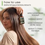 Ella & Eden Hair Growth Oil with Rosemary, Castor, Peppermint Oils & Biotin - Dry Scalp Treatment - Strengthening, Repairing, Soothing - 2 Fl Oz Glass Bottle - Image 7