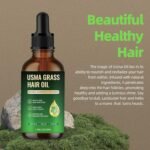 Usma Grass Shampoo Bar + Essential Oil Set, Natural Polygonum Multiflorum Gray Hair Reverse Bar Soap for Men and Women, Herbal Usman Grass Juice Hair Darkening & Growth Liquid Serum Oil - Image 7