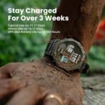 Amazfit T-Rex 3 Rugged/Military Smart Watch 48mm, GPS (with Privacy), Offline Maps, Long Battery Life,328 Feet Water-Resistant, 170 Fitness/Sport Modes, AI, Voice Control, for Android or iPhone, Black - Image 2