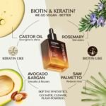 D'Cherlane Hair & Scalp Treatment Oil - Pre-Wash Rosemary Growth Oil with Argan, Castor & Coconut for Dry, Itchy Scalp Care, Lightweight Formula for Fuller-Looking, Stronger Hair - Image 2