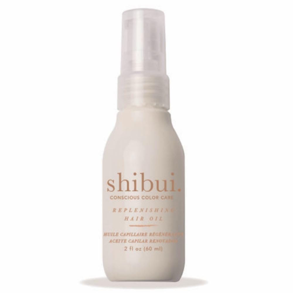 411EjKFO5L._SL1000_.jpg Shibui Replenishing Hair Oil, Moisturizing & Frizz Control, Adds Shine & Nutrients, Vegan & Sulfate-Free, 2 Fl Oz - Image 1