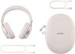 Bose QuietComfort Ultra Bluetooth Headphones, Wireless Headphones with Spatial Audio, Over Ear Noise Cancelling with Mic, Up to 24 Hours of Playtime, White Smoke - Image 6