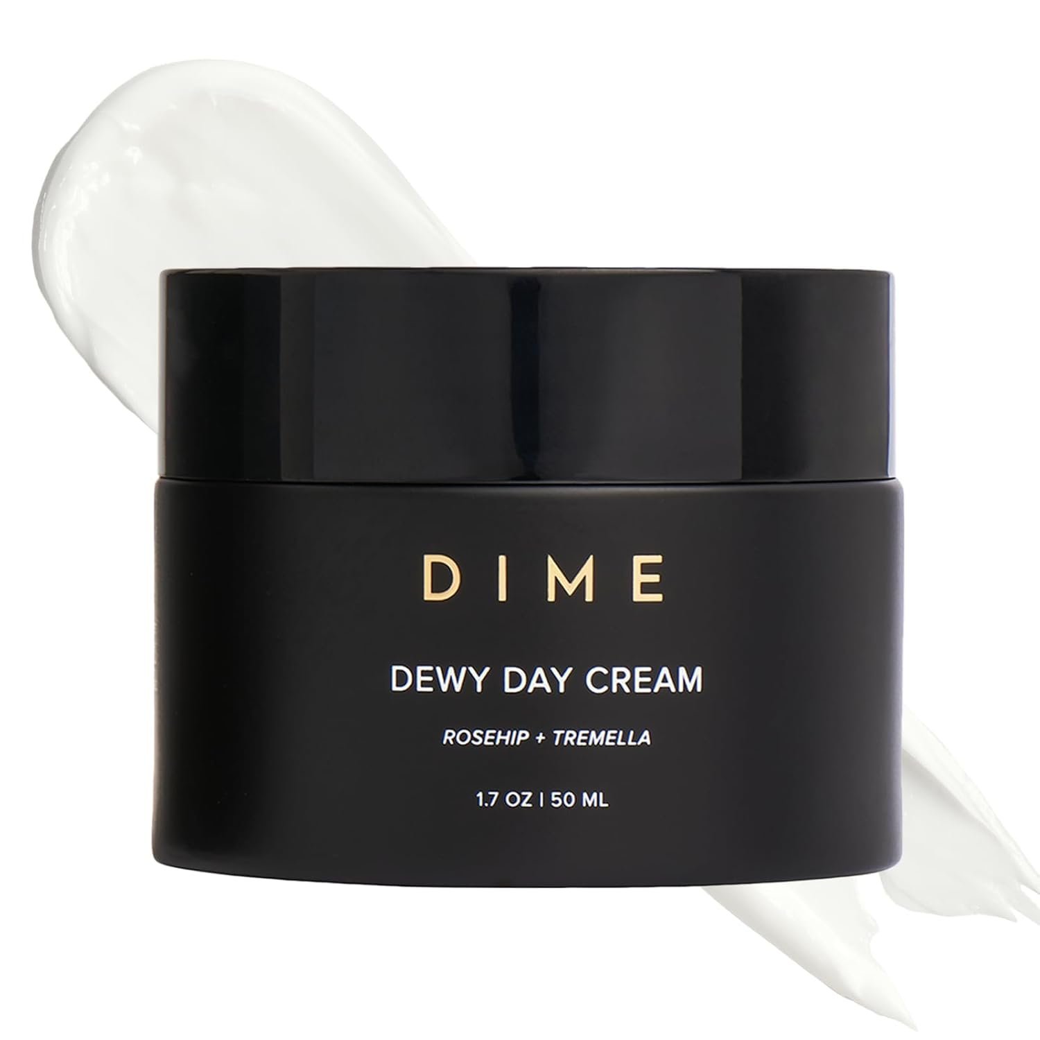 51BNjR9sgtL._SL1500_.jpg DIME Beauty Dewy Day Cream - Anti-Aging Hydrating Face Moisturizer with Rosehip Oil, Ceramides and Snow Mushroom for Dry and Combination Skin, Vegan and Cruelty-Free, 1.7 oz / 50 ml - Image 1