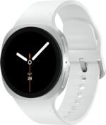 Samsung Galaxy Watch 8 (2025) 40mm Bluetooth Smartwatch, Cushion Design, GPS Fitness Tracker, Sleep Coaching, Running Coach, Energy Score, Heart Rate Tracking, Silver [US Version, 2 Yr Warranty]