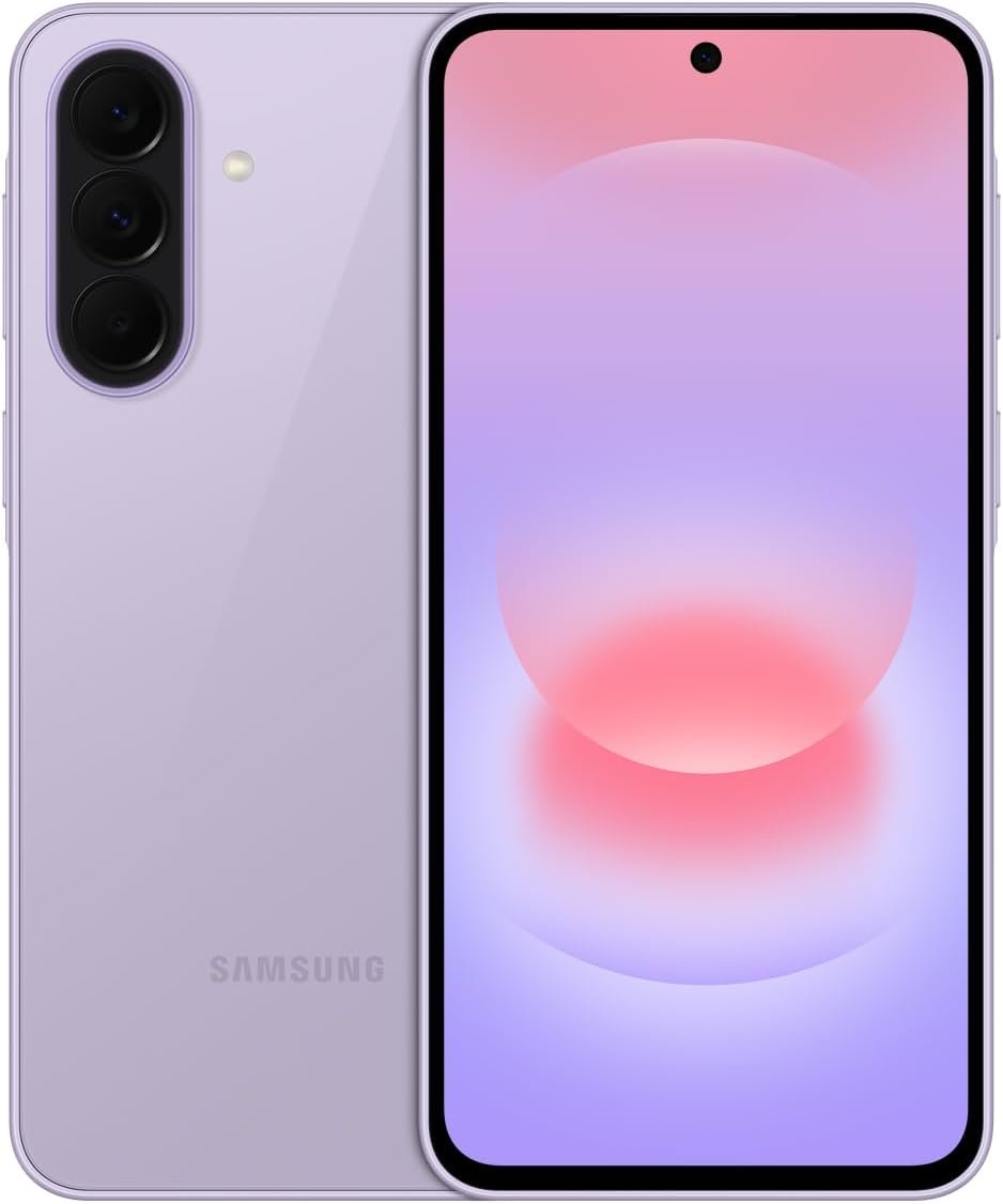51PfnB-QHxL._AC_SL1500_.jpg Samsung Galaxy A37 5G (2026), Unlocked Android Smartphone, 128GB, AMOLED Display, Triple Camera, IP68, Slim Phone, 5000mAh Battery, US Version, US 1 Yr Warranty, Awesome Lavender - Image 1