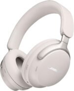 Bose QuietComfort Ultra Bluetooth Headphones, Wireless Headphones with Spatial Audio, Over Ear Noise Cancelling with Mic, Up to 24 Hours of Playtime, White Smoke