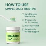 Collagen Tooth Powder, Collagen Powder for Teeth and Gums, Smile Strengthening, Daily Gumline Support for Healthy Gums & Teeth – Mineral-Infused Collagen Formula – 60 g - Image 5
