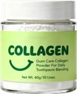 Collagen Tooth Powder, Collagen Powder for Teeth and Gums, Smile Strengthening, Daily Gumline Support for Healthy Gums & Teeth – Mineral-Infused Collagen Formula – 60 g
