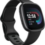 Fitbit Versa 4 Fitness Smartwatch with Daily Readiness - 3-Month Google Health Premium Membership Included - GPS, 24/7 Heart Rate, 40+ Exercise Modes, Sleep Tracking - Black/Graphite