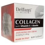 Delfanti-Milano • COLLAGEN with VITAMIN C & ELASTIN • Sculpting & Lifting • Anti-Aging Day Cream • Face and Neck Moisturizer • Made in Italy - Image 3