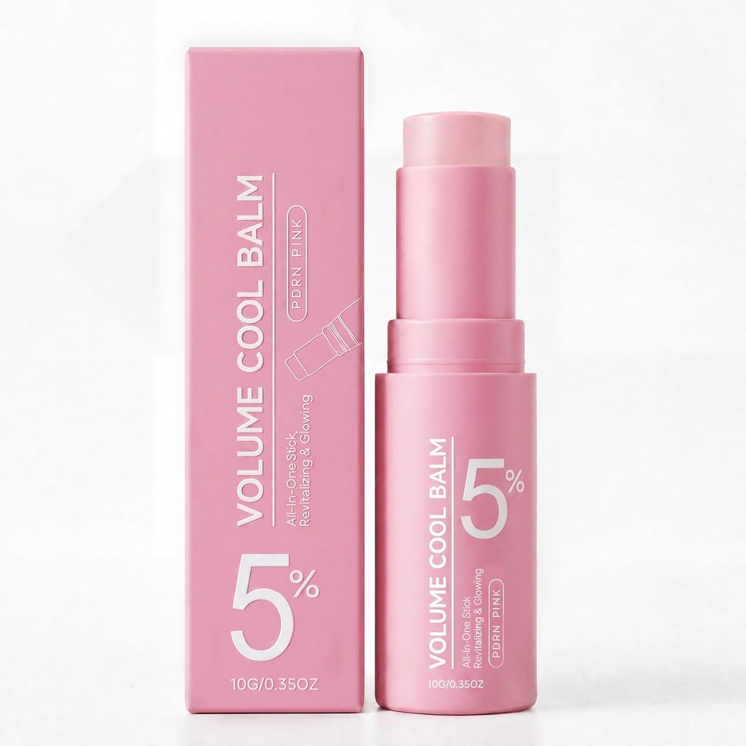 61IIVchinML._SL1500_.jpg PDRN Pink Collagen Volume Multi Balm Stick, 5% PDRN Stick, Wrinkle Stick for Eyes, Neck, Forehead, Smile Lines & Lips, Plumping, Volumizing & Hydrating, 0.35 Oz - Image 1