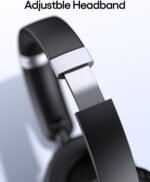 TAGRY Hybrid Active Noise Cancelling Bluetooth Headphones 100H Playtime Wireless Over Ear Headphone with Fast Charging Hi-Res Audio Headsets Comfort Earcups for Commute Travel Office Phone PC Black - Image 6