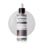 Dr.Melaxin Peel Shot Exfoliating Black Rice Ampoule 2.7 fl.oz - Rice Water AHA BHA Niacinamide Serum for Dead Skin Cells, Blackheads and Pores, Glass Skin Glow, Korean Skin Care Exfoliant