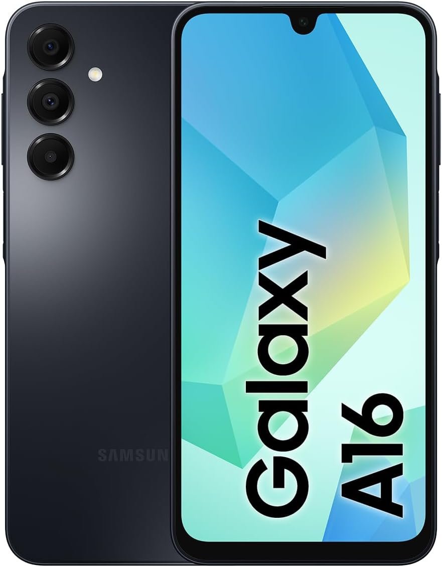 61Lp1UcxeLL._AC_SL1500_.jpg Samsung Galaxy A16 4G LTE (128GB + 4GB) International Model SM-A165F/DS Factory Unlocked, 6.7", Dual SIM, 50MP Triple Camera (Case Bundle), Black - Image 1