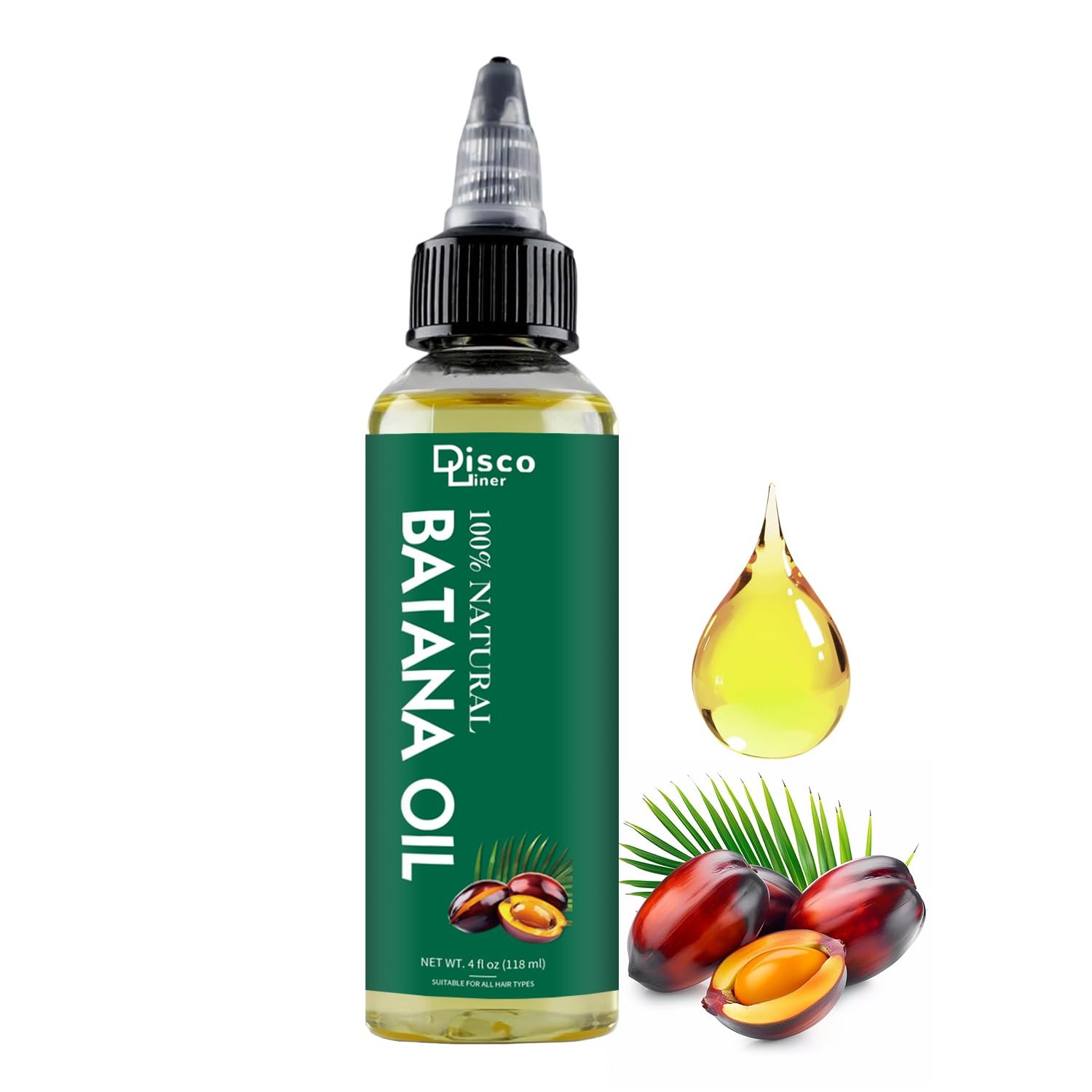 61Mi0eTWjWL._SL1500_.jpg Batana Oil for Hair Growth, 100% Raw Natural from Honduras, Hair Growth Oil for Thicker, Longer Hair, Scalp, Dryness Dandruff, Eyelashes, Beard, Skin - Image 1