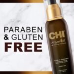 CHI Argan Oil Leave In Treatment, Argan Plus Moringa Oil, Lightweight Formula To Moisturize Dull & Damaged Hair, Sulfate & Paraben-Free, 3 Oz - Image 2