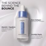L'Oreal Paris Collagen Moisture Filler Moisture Bounce Face Serum, Glow Serum with Collagen, Glycerin, and Squalane for Bouncy, Radiant, Hydrated Skin, Includes Sample - Image 4